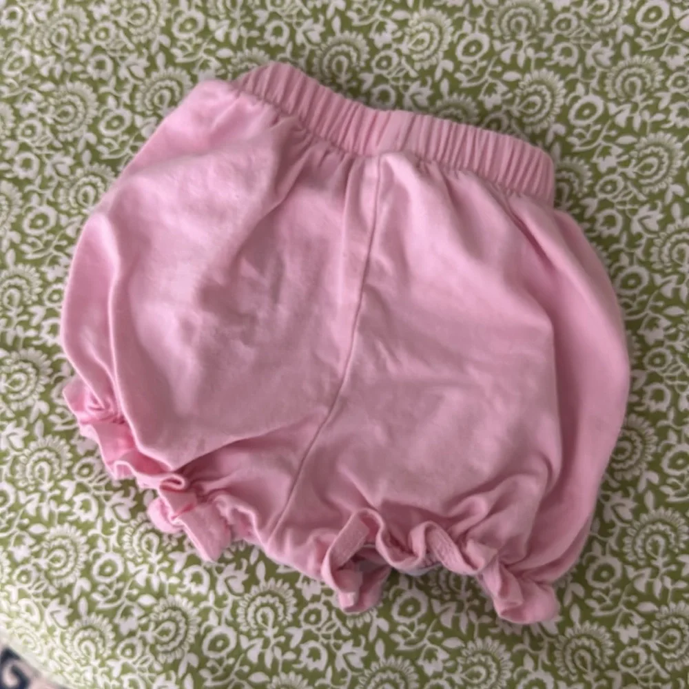 Pink Ruffled Kids Bloomers
